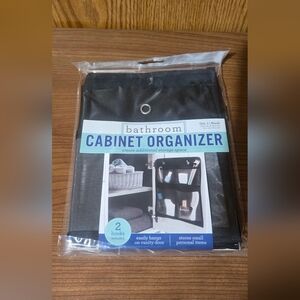 Bathroom Black Cabinet Organizer